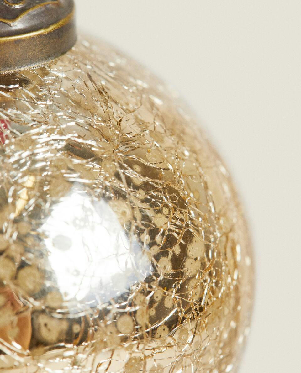MERCURISED GLASS CHRISTMAS DECORATION