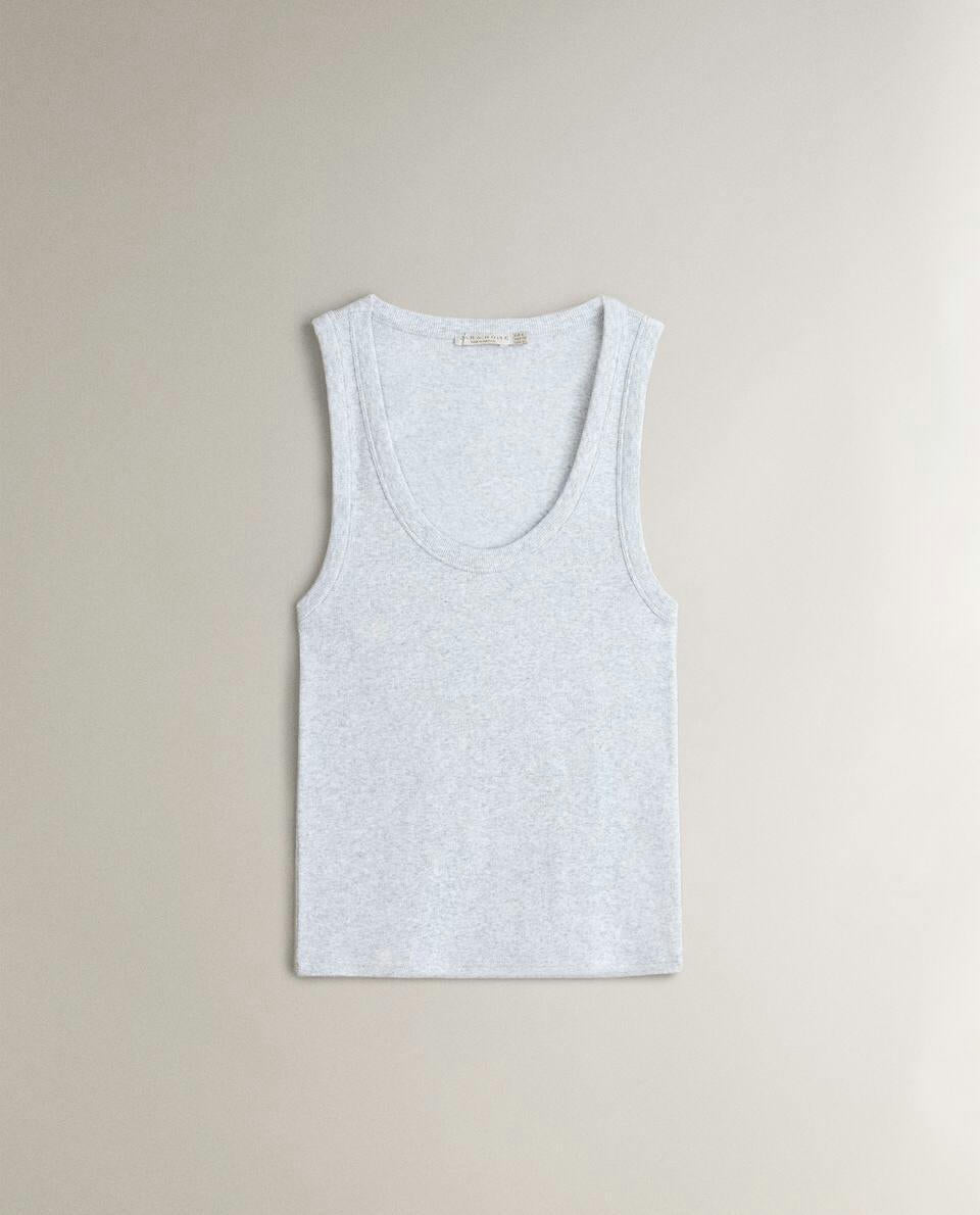 RIBBED T-SHIRT