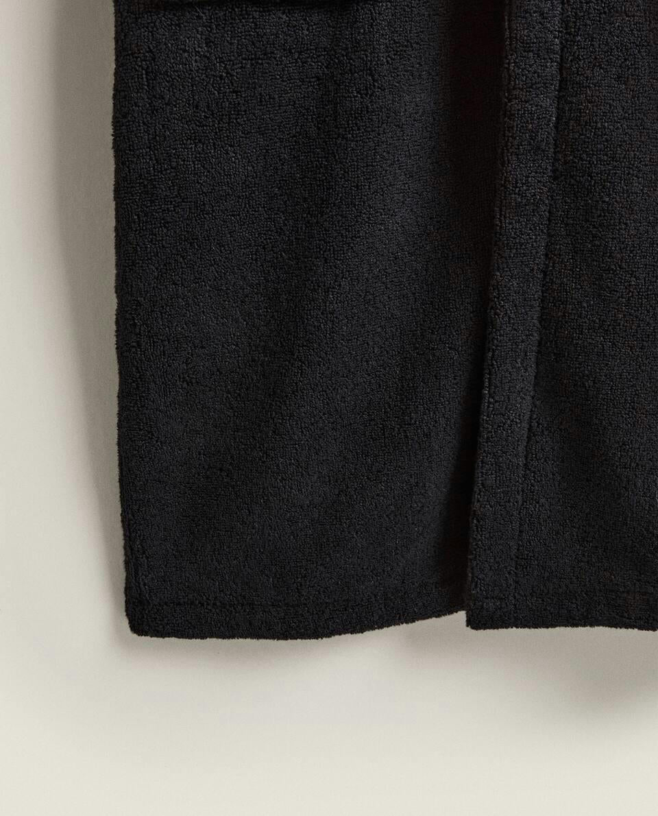 EXTRA SOFT BATHROBE WITH SHAWL COLLAR
