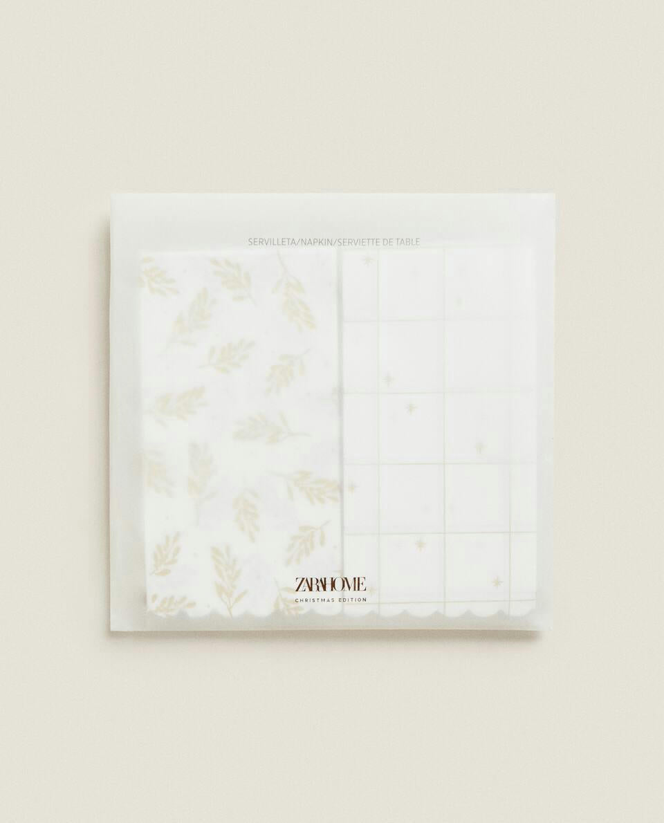 CHRISTMAS BRANCHES PAPER NAPKINS (PACK OF 30)