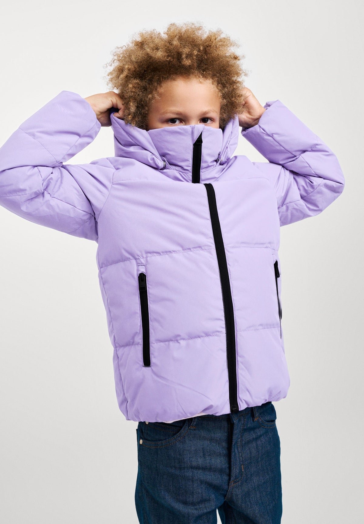 Juniors' down jacket Paimio