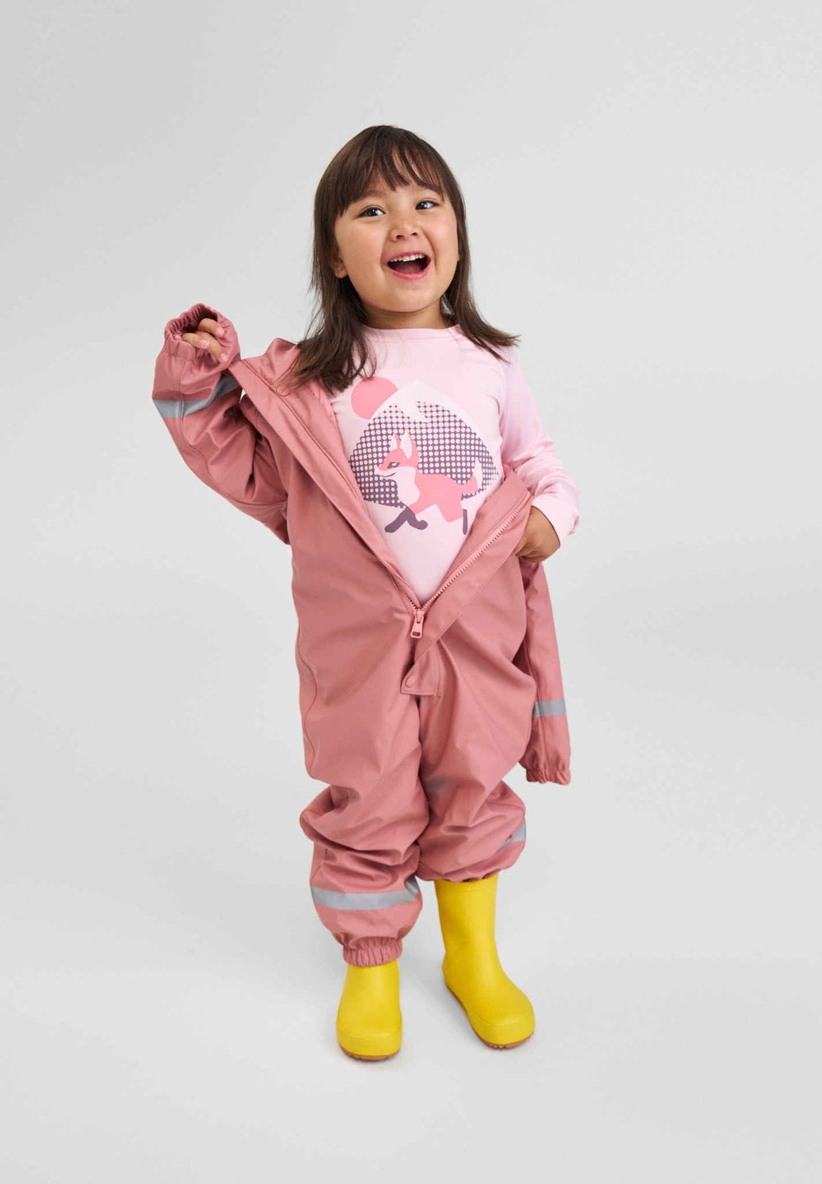 Kids' lightly wadded rain overall Rapakko
