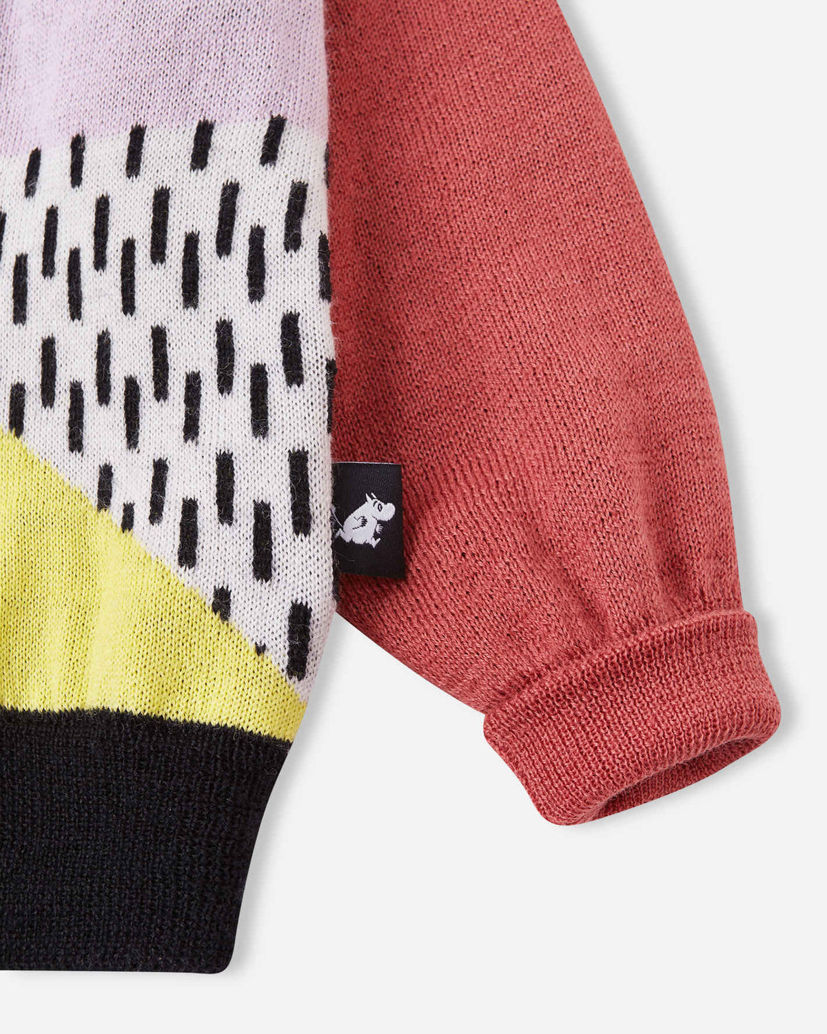 Toddlers' merino wool mix cardigan Moomin Idelar