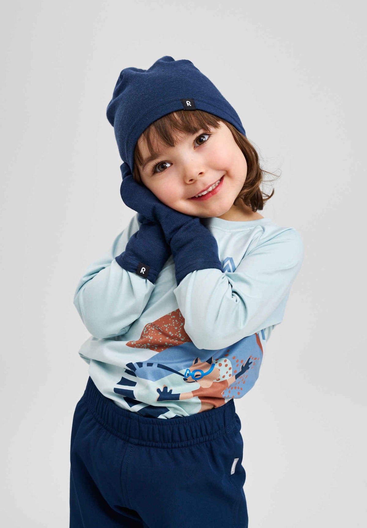 Kids' wool mittens Eino
