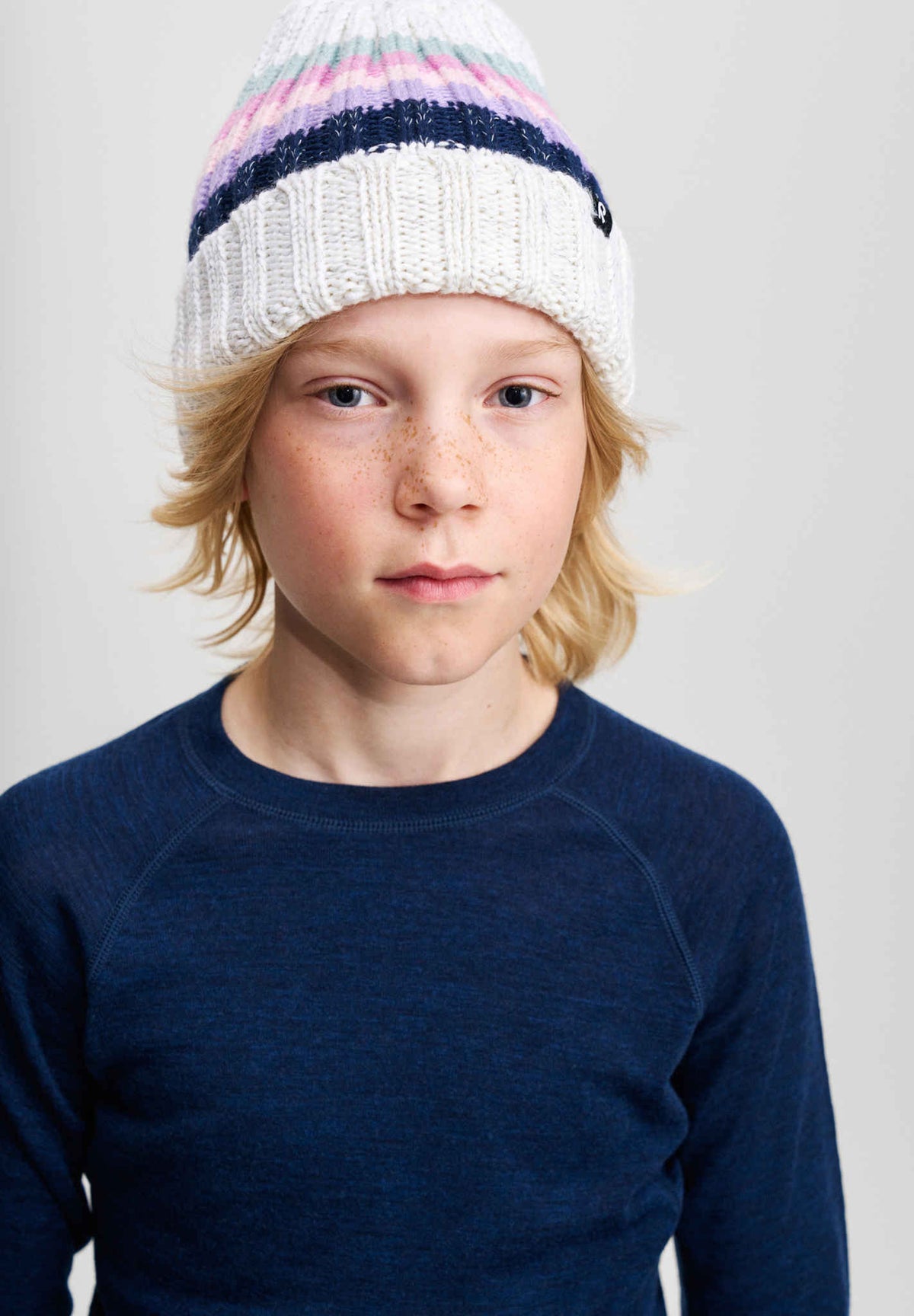 Kids' merino wool mix beanie Vilke