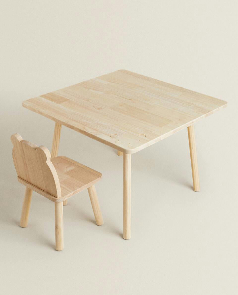 BEAR WOODEN CHAIR