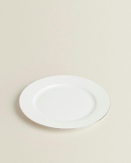 BONE CHINA TABLEWARE WITH GOLDEN RIM