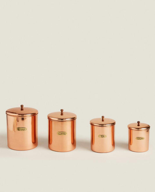 COPPER STORAGE JAR