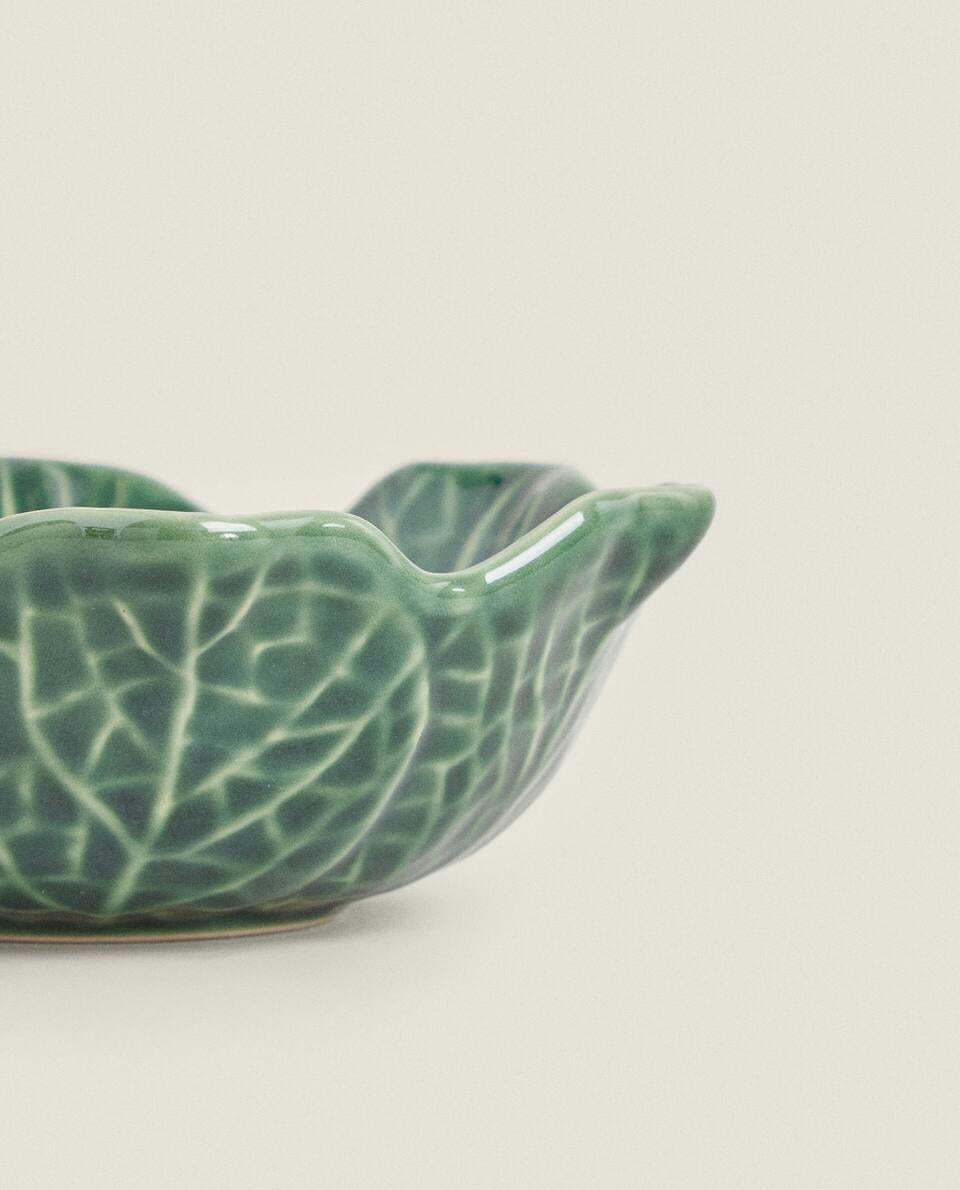 LEAF TRIM EARTHENWARE TABLEWARE