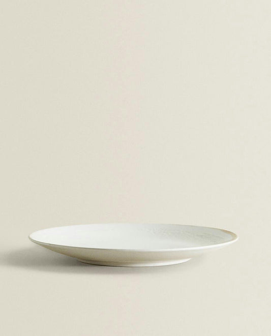 STONEWARE DESSERT PLATE