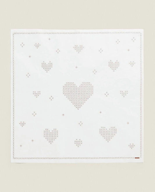 CHRISTMAS HEARTS OVEN PAPER PACK (PACK OF 20)