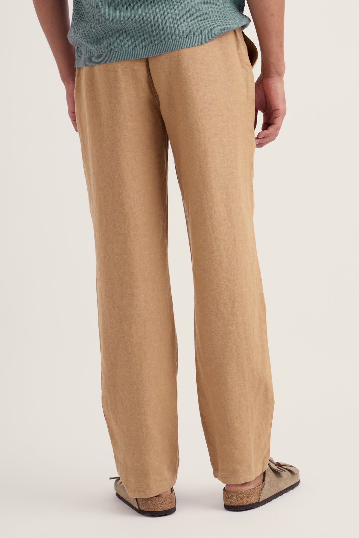 Men's Crewman Linen Tie Waist Trousers