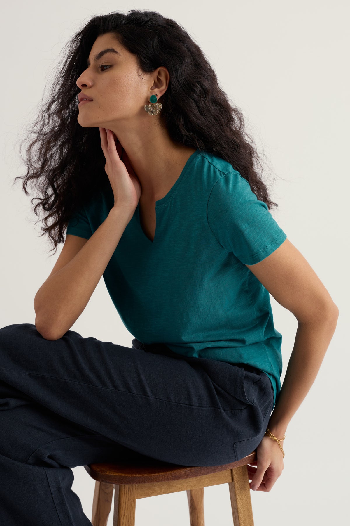 Kellow T-Shirt in in GOTS-Certified Organic Cotton Jersey