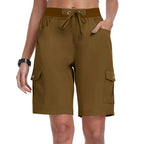 Women's Quick-Dry Cargo Shorts with Pockets