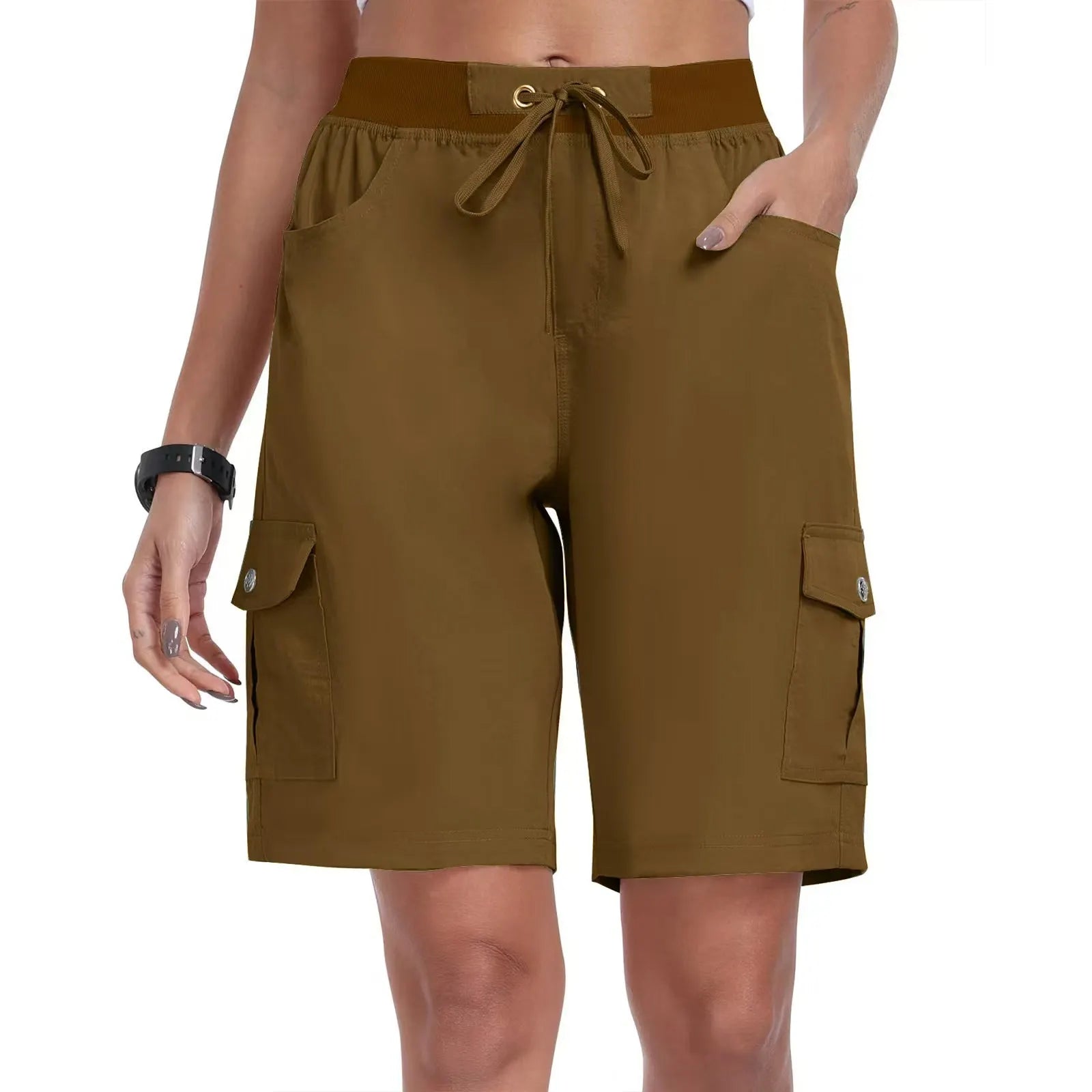Women's Quick-Dry Cargo Shorts with Pockets