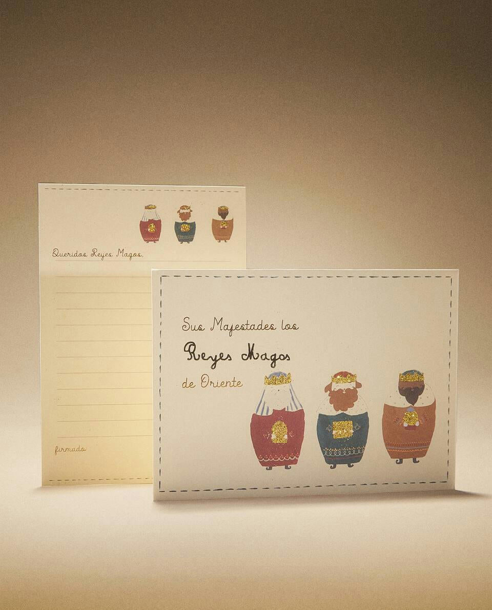 CHILDREN¡¯S THREE WISE MEN CHRISTMAS CARD SET