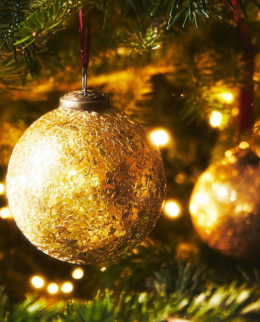 SHINY CHRISTMAS BAUBLE DECORATION