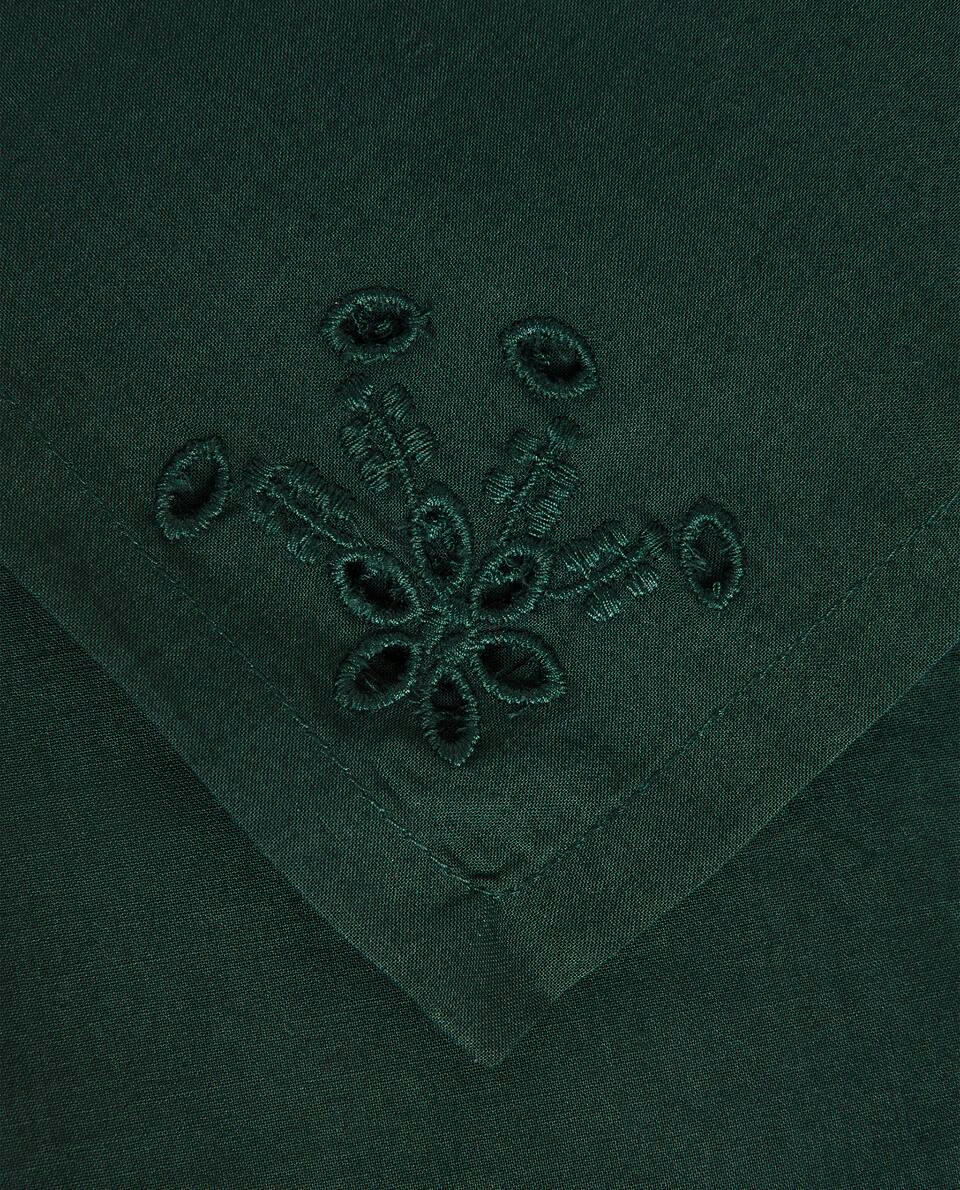 PACK OF EMBROIDERED COTTON CHRISTMAS NAPKINS (PACK OF 2)