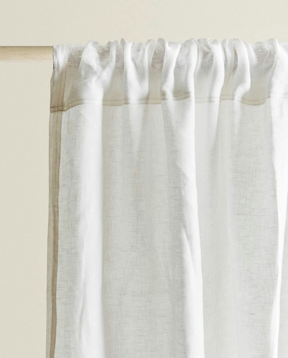 WASHED LINEN CURTAIN