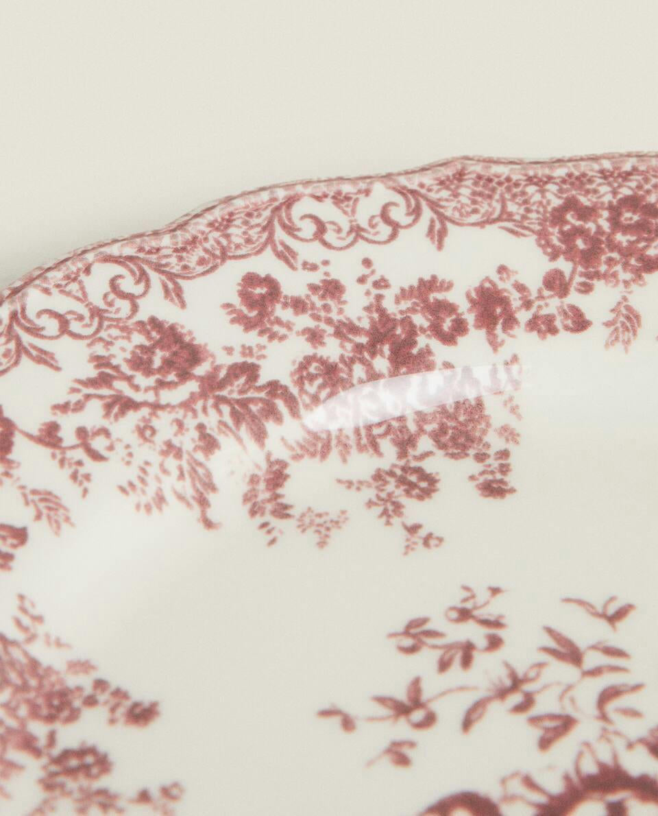 FLORAL EARTHENWARE TABLEWARE