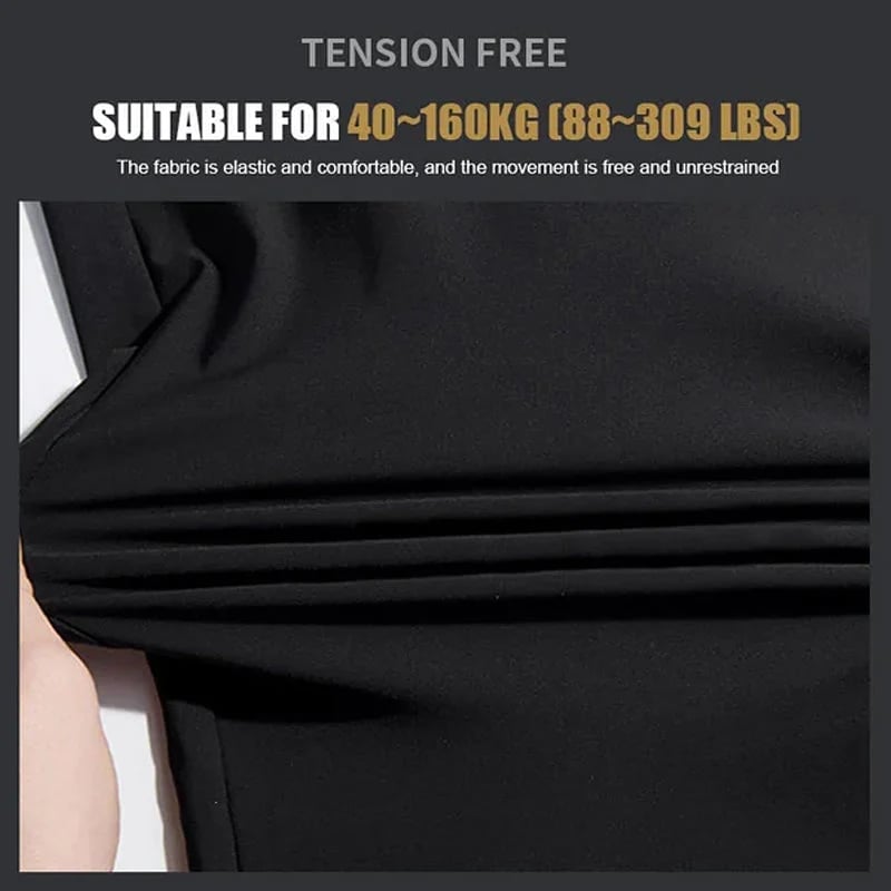 Herren Übergrößen Eisseide Stretch-Shorts