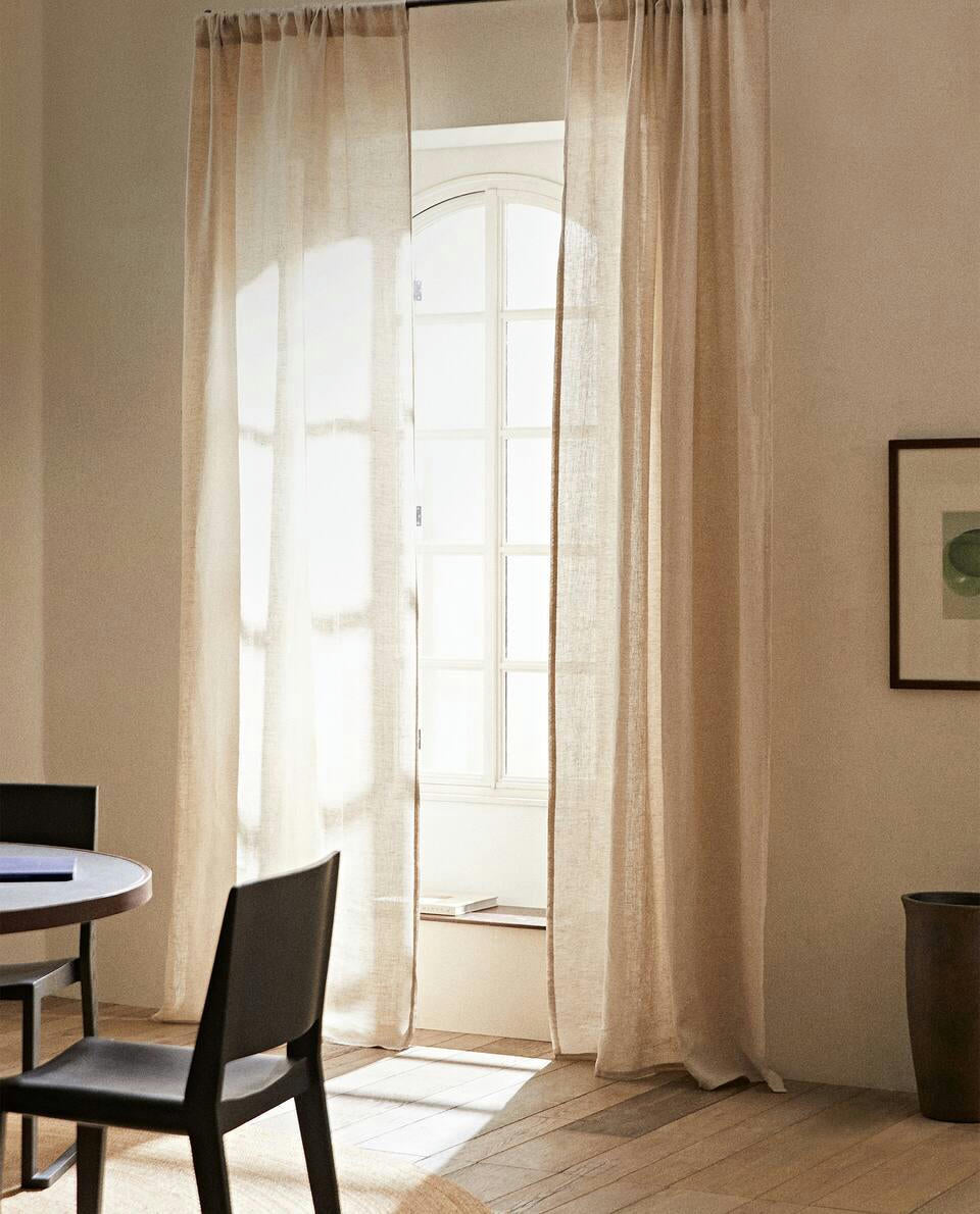 WASHED LINEN CURTAIN