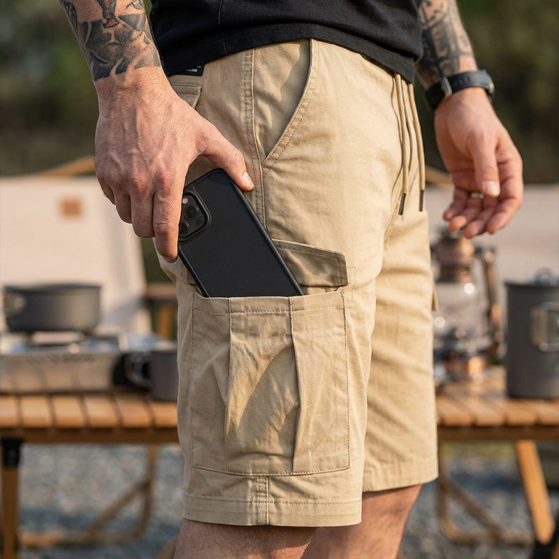 💥Hot Sales-49% OFF💖Men's Casual Cargo Shorts with Drawstring Waist