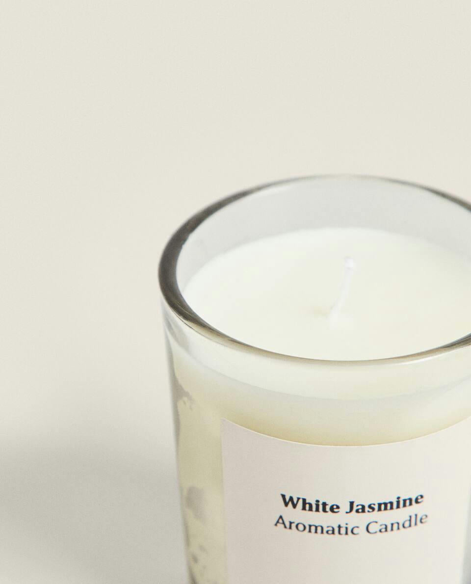 WHITE JASMINE SCENTED CANDLES