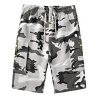 🔥New arrival Sale🔥Men's Camo Cargo Shorts with Drawstring Waist