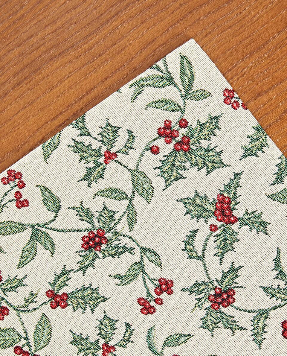 CHRISTMAS HOLLY PLACEMAT