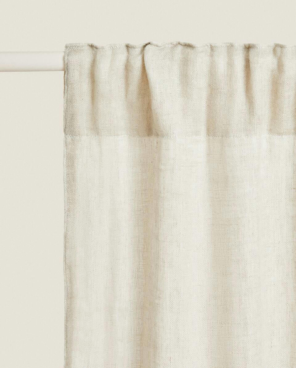 DOUBLE-FACED LINEN CURTAIN