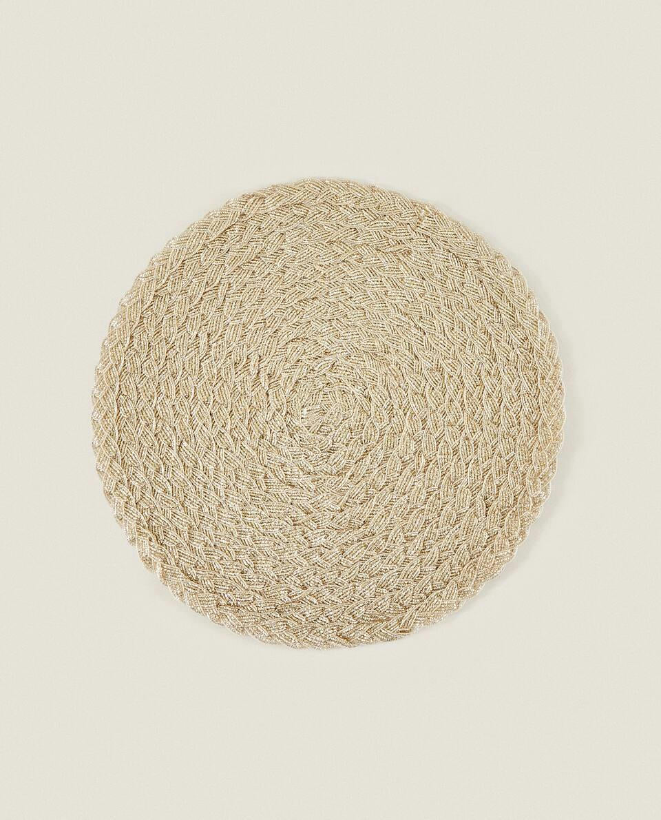 PACK OF BRAIDED CHRISTMAS PLACEMATS (PACK OF 2)
