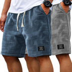Men's 2-Pack Waffle Casual Shorts