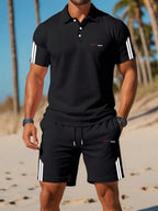 📢📢40% OFF !! ⏰Men's Casual Short-Sleeve Shorts Set