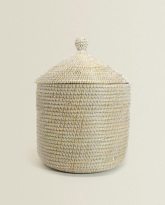 ROUND BASKET WITH LID