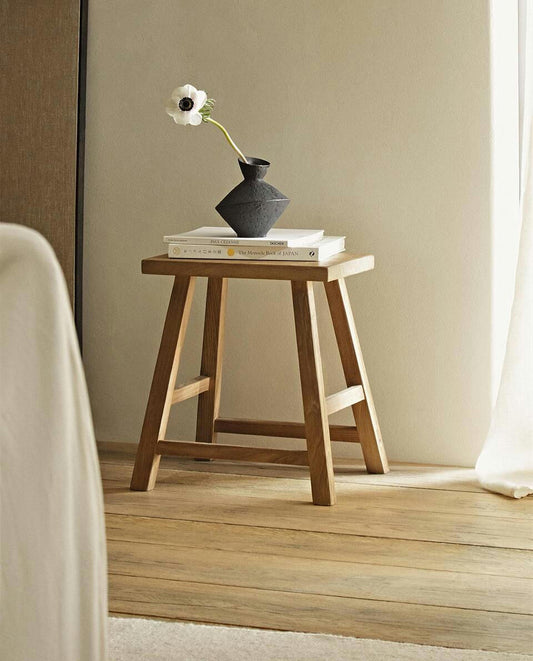 ELM WOOD STOOL