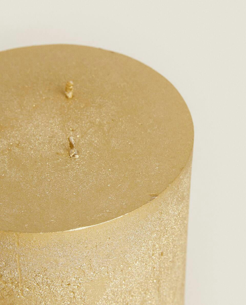 GOLD CHRISTMAS CANDLE