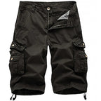 Men's Cargo Shorts Multi Pockets Twill Cargo Shorts