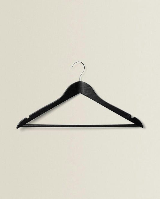 LACQUERED WOODEN HANGER (SET OF 3)