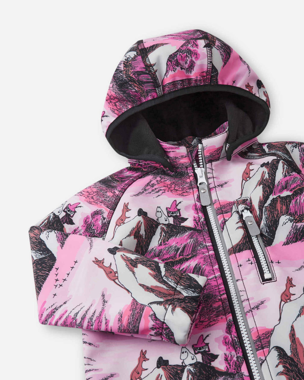 Kids' softshell jacket Moomin Vantti