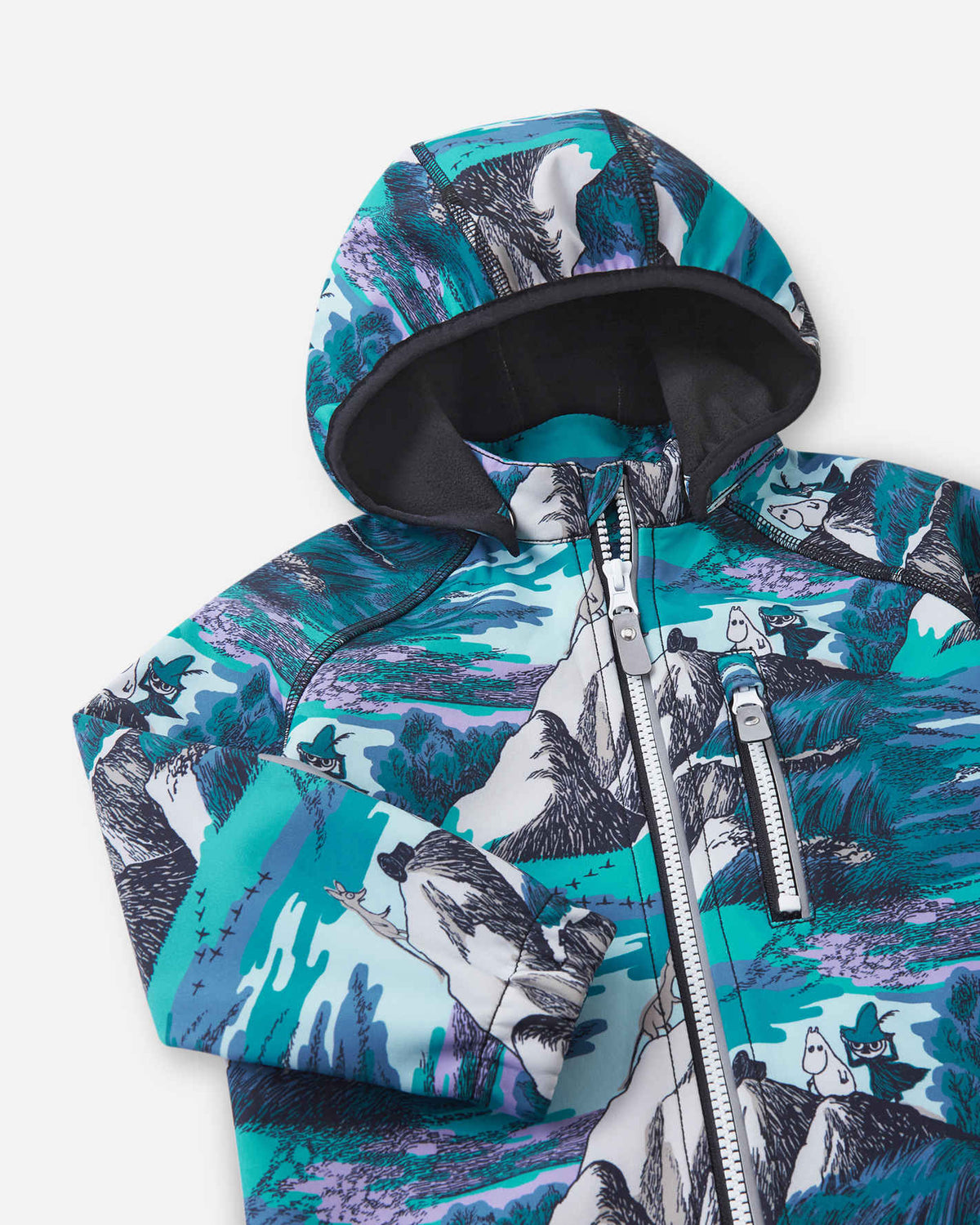 Kids' softshell jacket Moomin Vantti