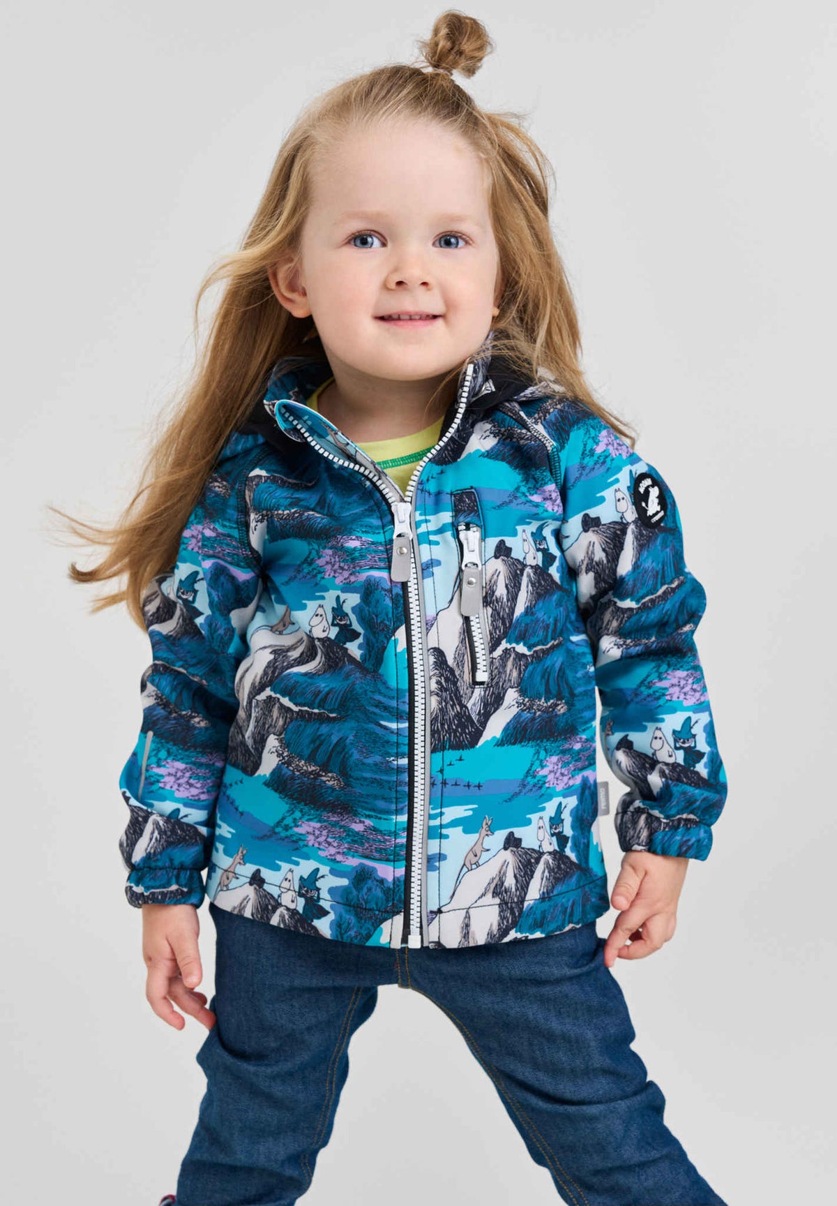 Kids' softshell jacket Moomin Vantti