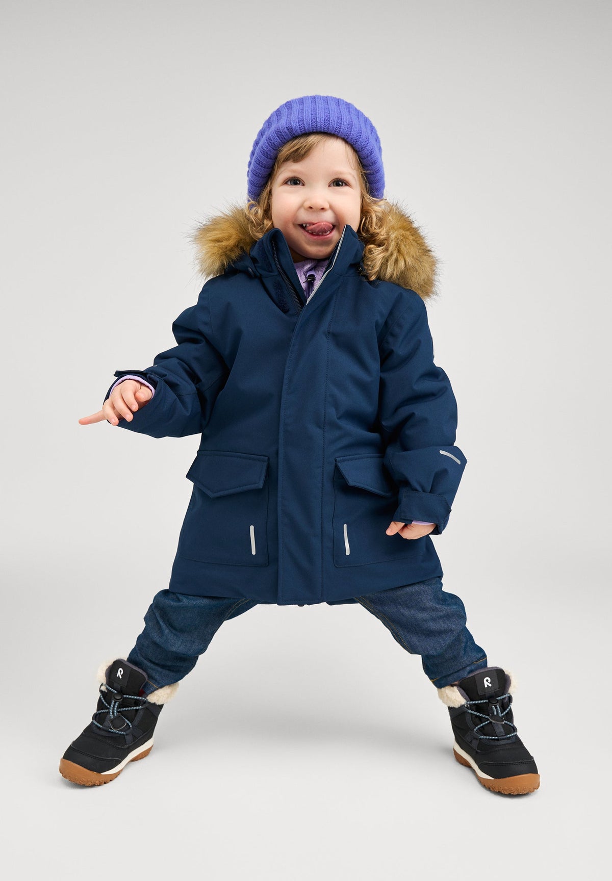 Toddlers' waterproof winter parka Mutka
