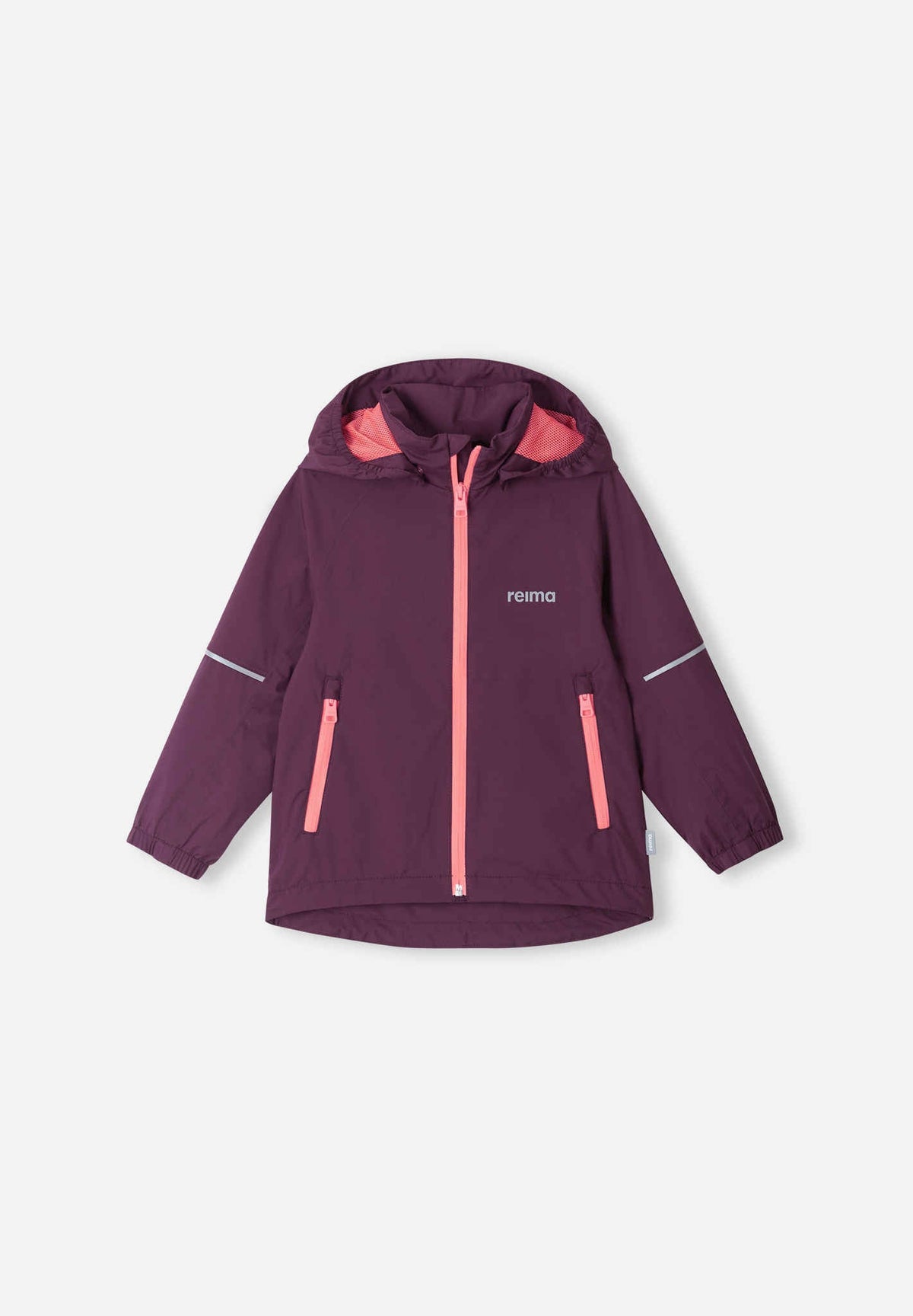 Kids' water-repellent shell jacket Fiskare