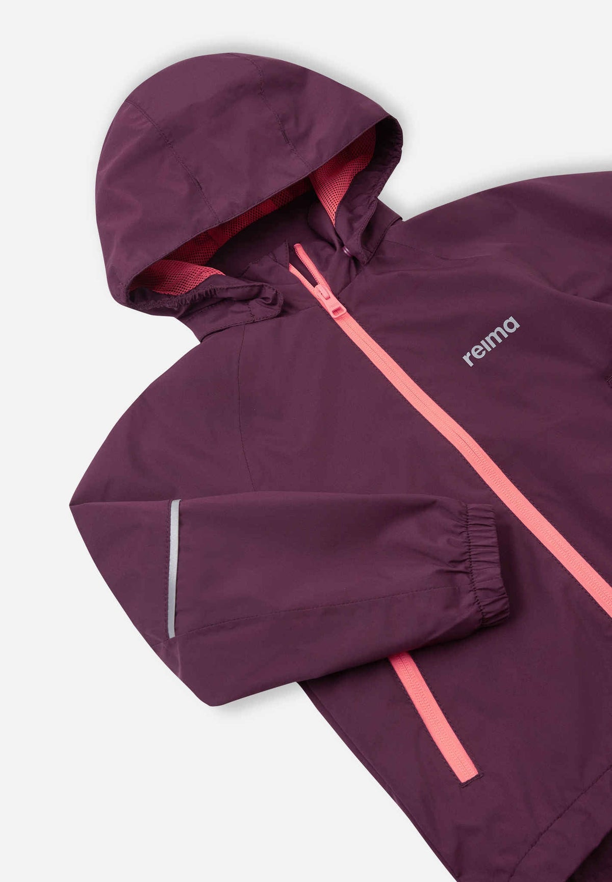 Kids' water-repellent shell jacket Fiskare