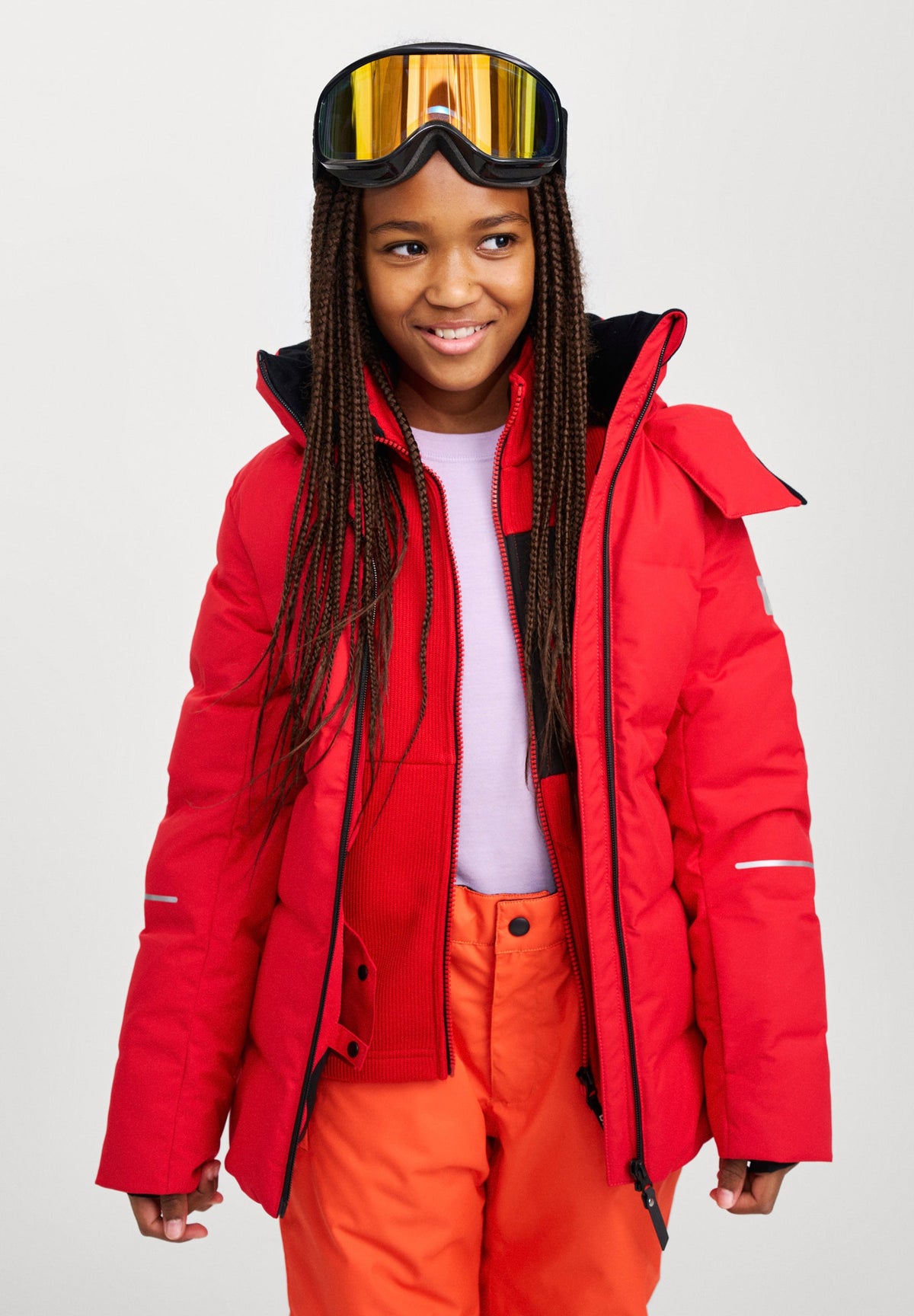 Kids' down ski jacket Ailigas