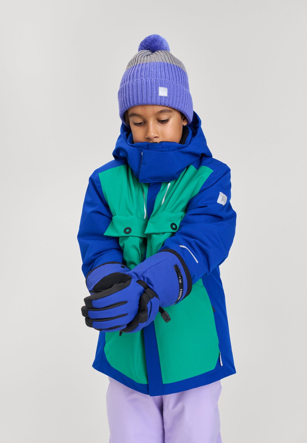 Kids' waterproof ski jacket Ahmaoja