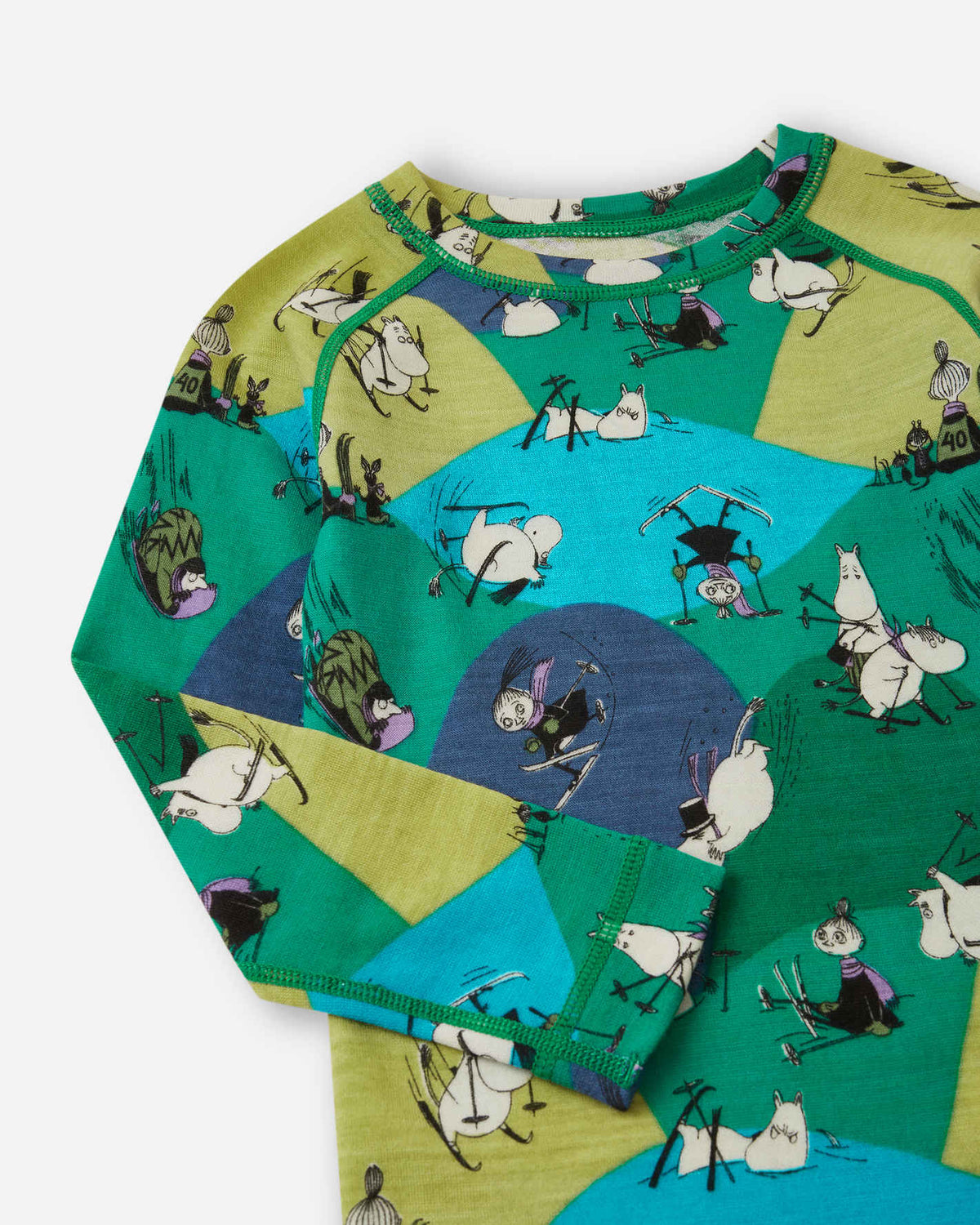 Toddlers' wool mix base-layer set Moomin Trivsam