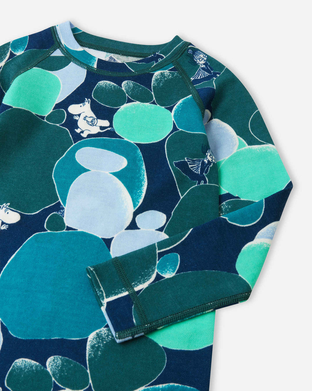 Toddlers' wool mix base-layer set Moomin Trivsam