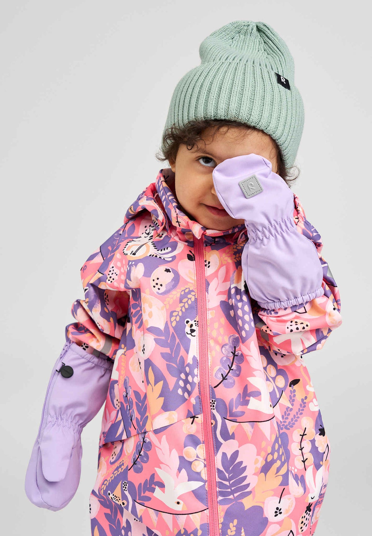Toddlers' water-repellent mittens Poimii